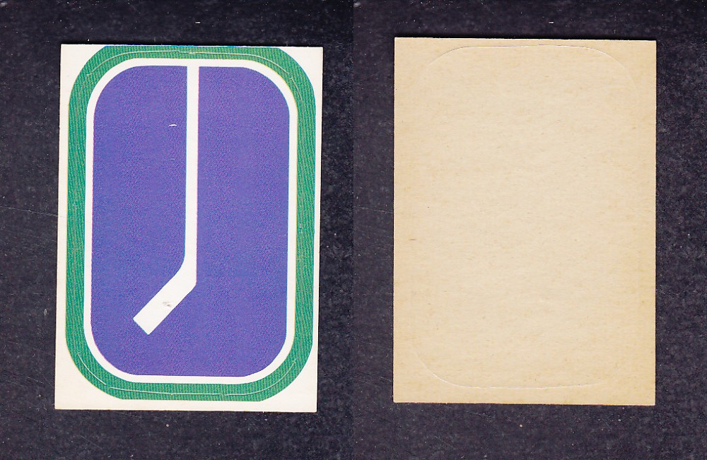 1972-73 O-PEE-CHEE TEAM LOGO VANCOUVER CANUCKS photo