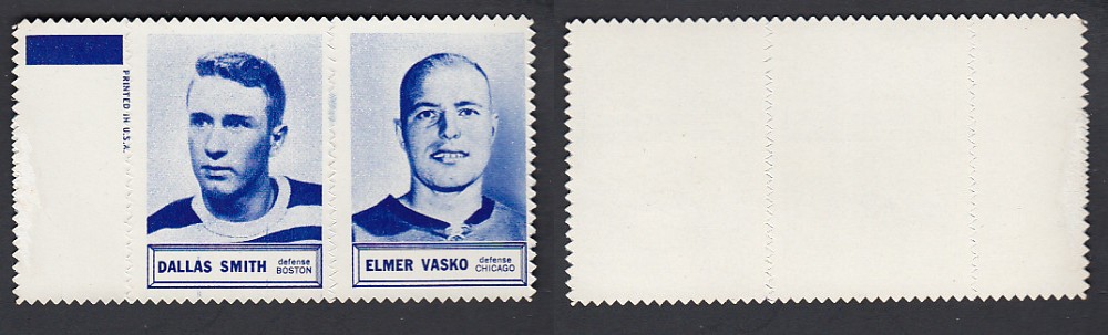 1961-62 TOPPS STAMPS SMITH/VASKO photo 1961-62 TOPPS STAMPS SMITH/VASKO photo