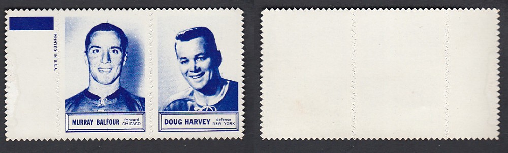1961-62 TOPPS STAMPS BALFOUR/HARVEY photo 1961-62 TOPPS STAMPS BALFOUR/HARVEY photo