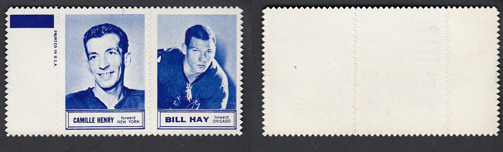 1961-62 TOPPS STAMPS HENRY/HAY photo 1961-62 TOPPS STAMPS HENRY/HAY photo