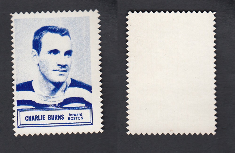 1961-62 TOPPS STAMPS C. BURNS photo 1961-62 TOPPS STAMPS C. BURNS photo