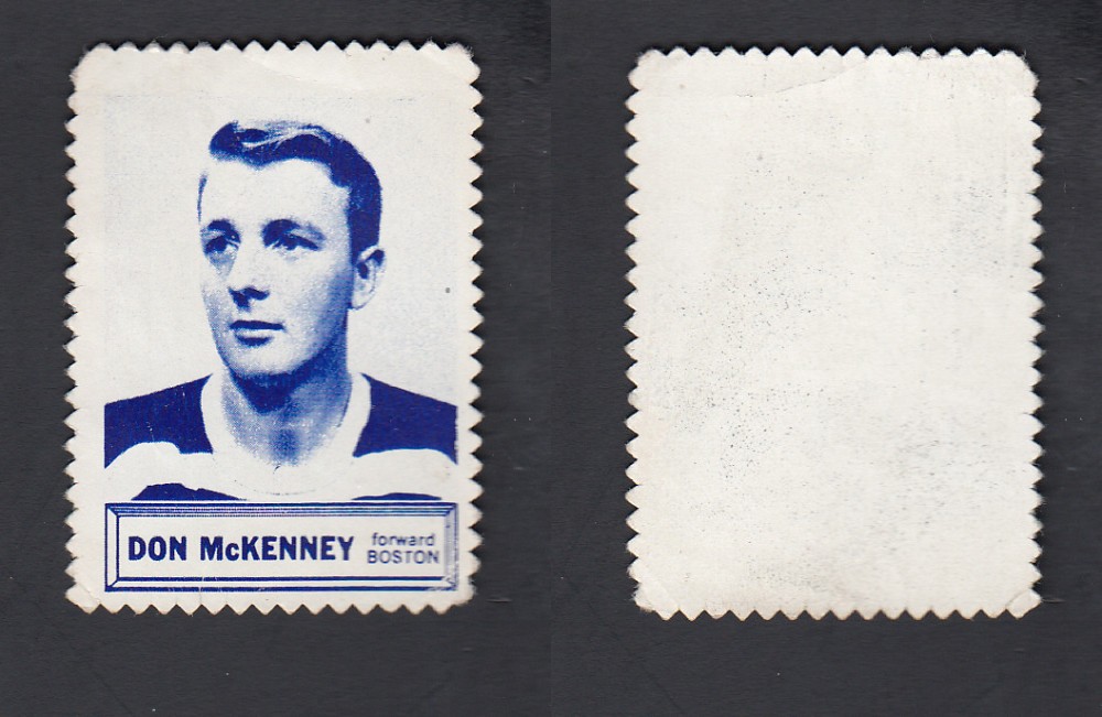 1961-62 TOPPS STAMPS D. McKENNEY photo 1961-62 TOPPS STAMPS D. McKENNEY photo