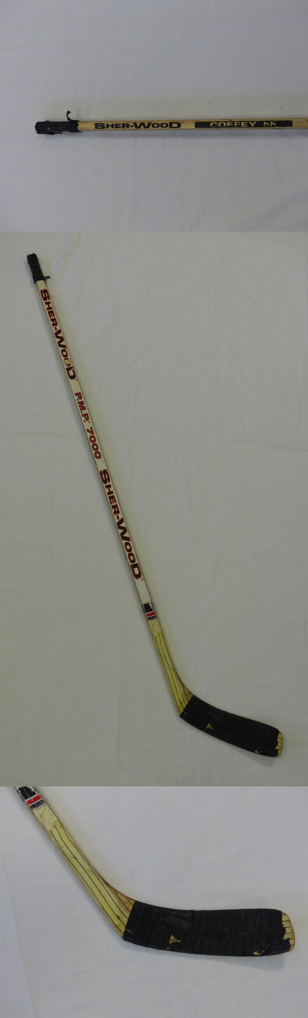 1980'S EDMONTON OILERS P. COFFEY GAME USED STICK photo