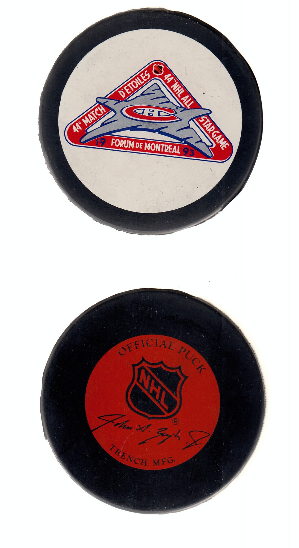 1985-92 CZECHOSLOVAKIA MONTREAL ALL-STAR GAME PUCK photo 1985-92 CZECHOSLOVAKIA MONTREAL ALL-STAR GAME PUCK photo