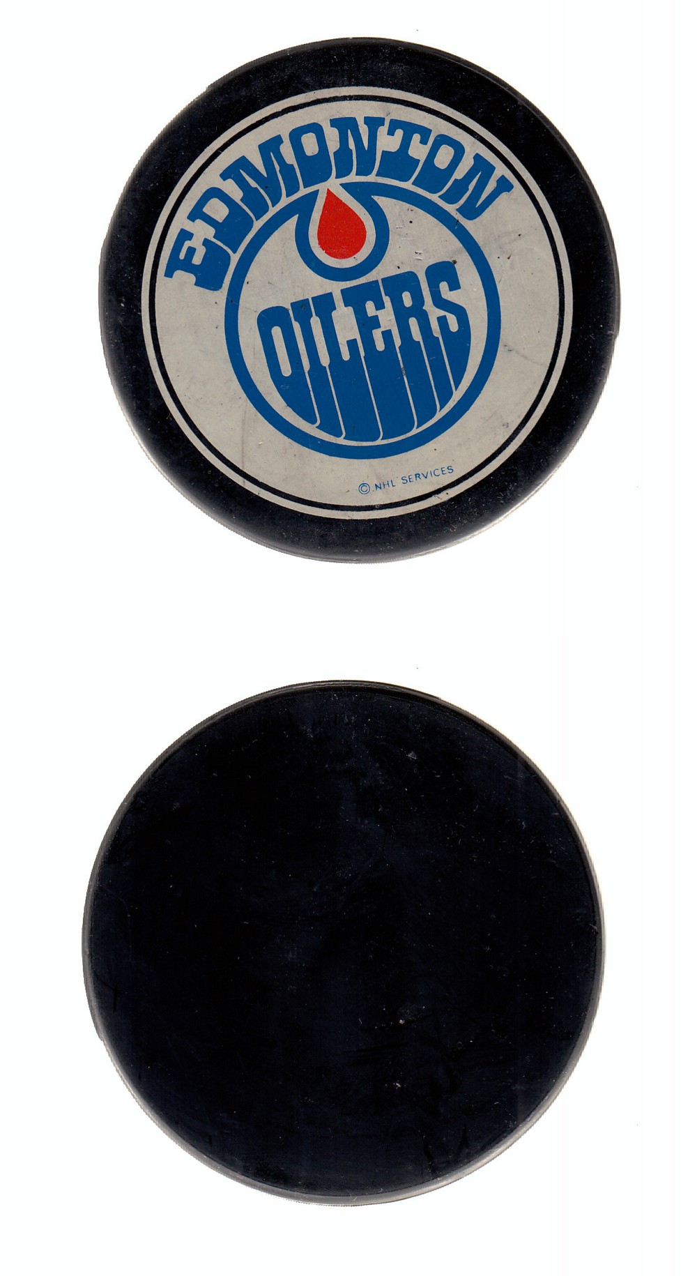 1980-87 VICEROY EDMONTON OILERS PUCK photo