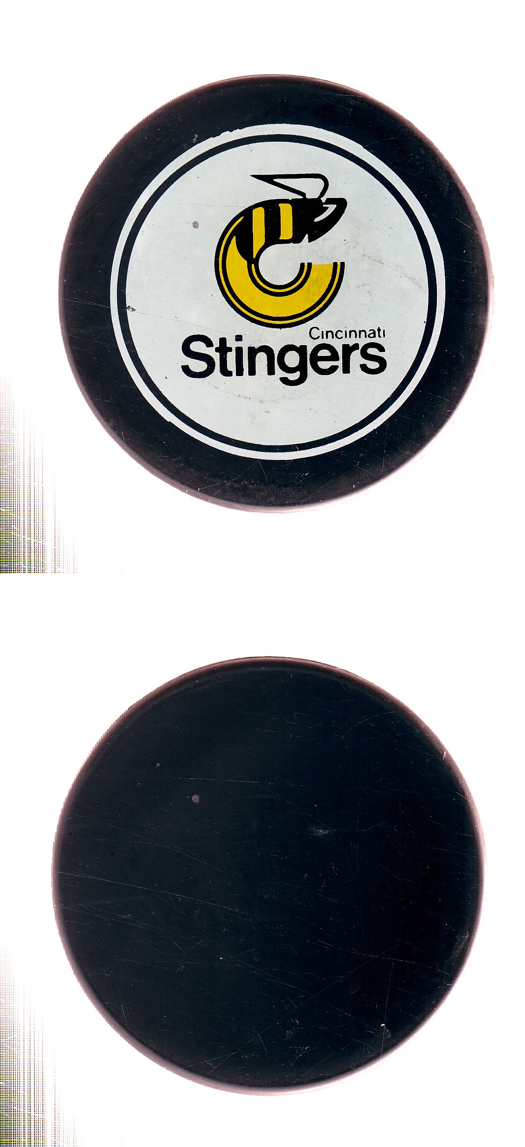 1982-85 VICEROY CINCINNATI STINGERS PUCK photo