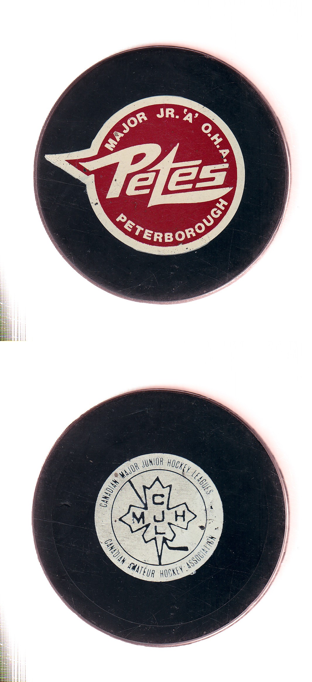1974-80 VICEROY PETERBOROUGH PETES PUCK photo 1974-80 VICEROY PETERBOROUGH PETES PUCK photo