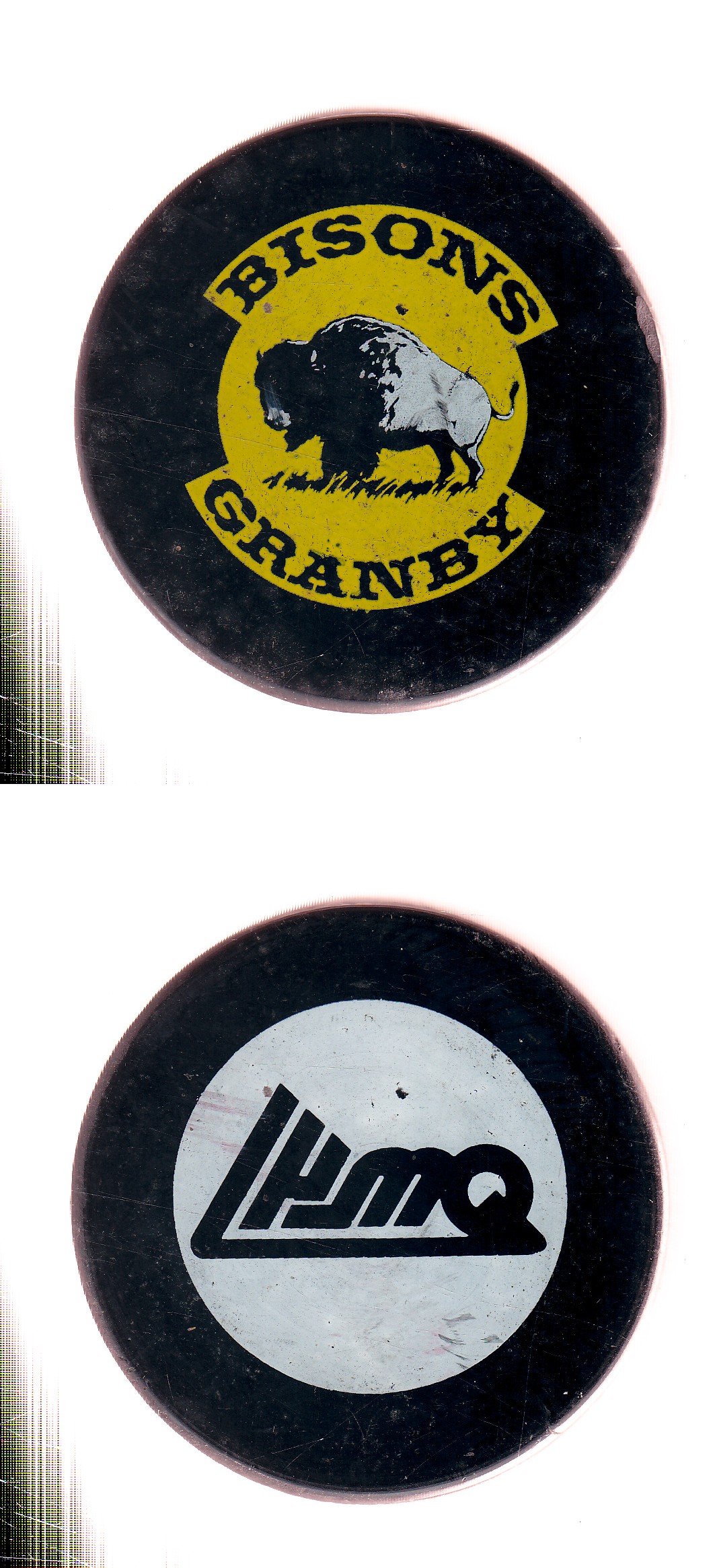 1980-93 CZECHOSLOVAKIA GRANBY BISONS PUCK photo 1980-93 CZECHOSLOVAKIA GRANBY BISONS PUCK photo