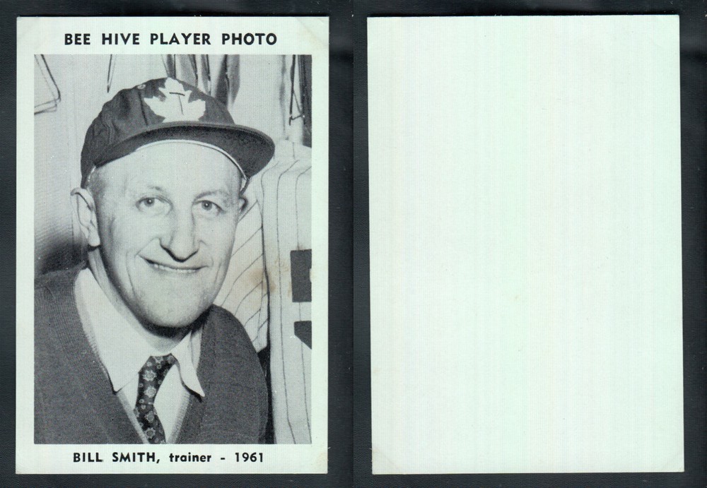 1961 BEEHIVE TORONTO MAPLE LEAFS BASEBALL CARD B. SMITH photo