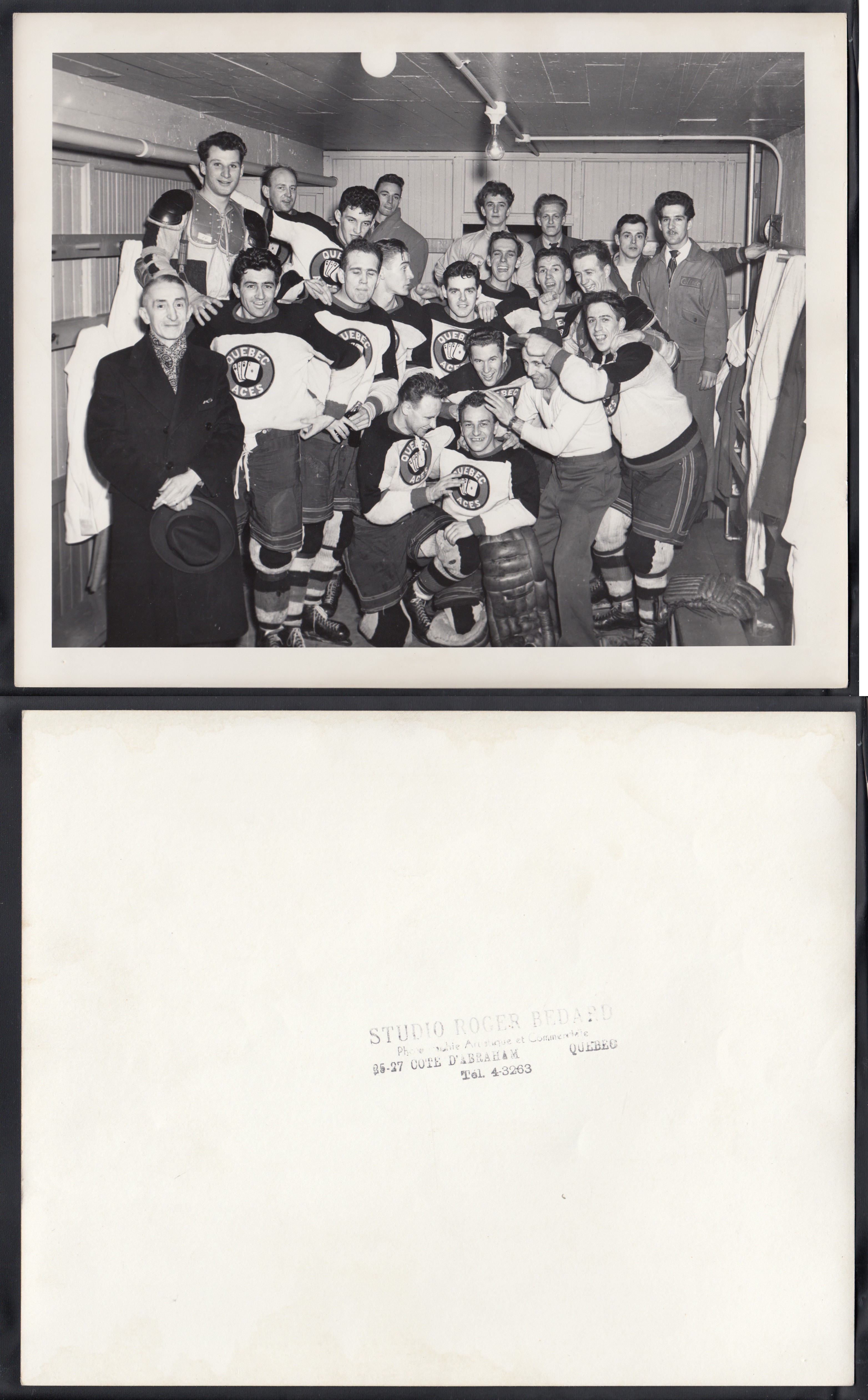 1940'S QUEBEC ACES TEAM PHOTO photo