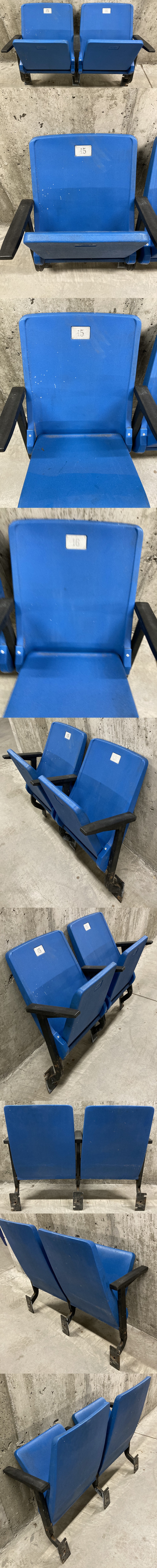 1977 TORONTO BLUE JAYS EXHIBITION STADIUM ORIGINAL SET OF 2 SEATS photo