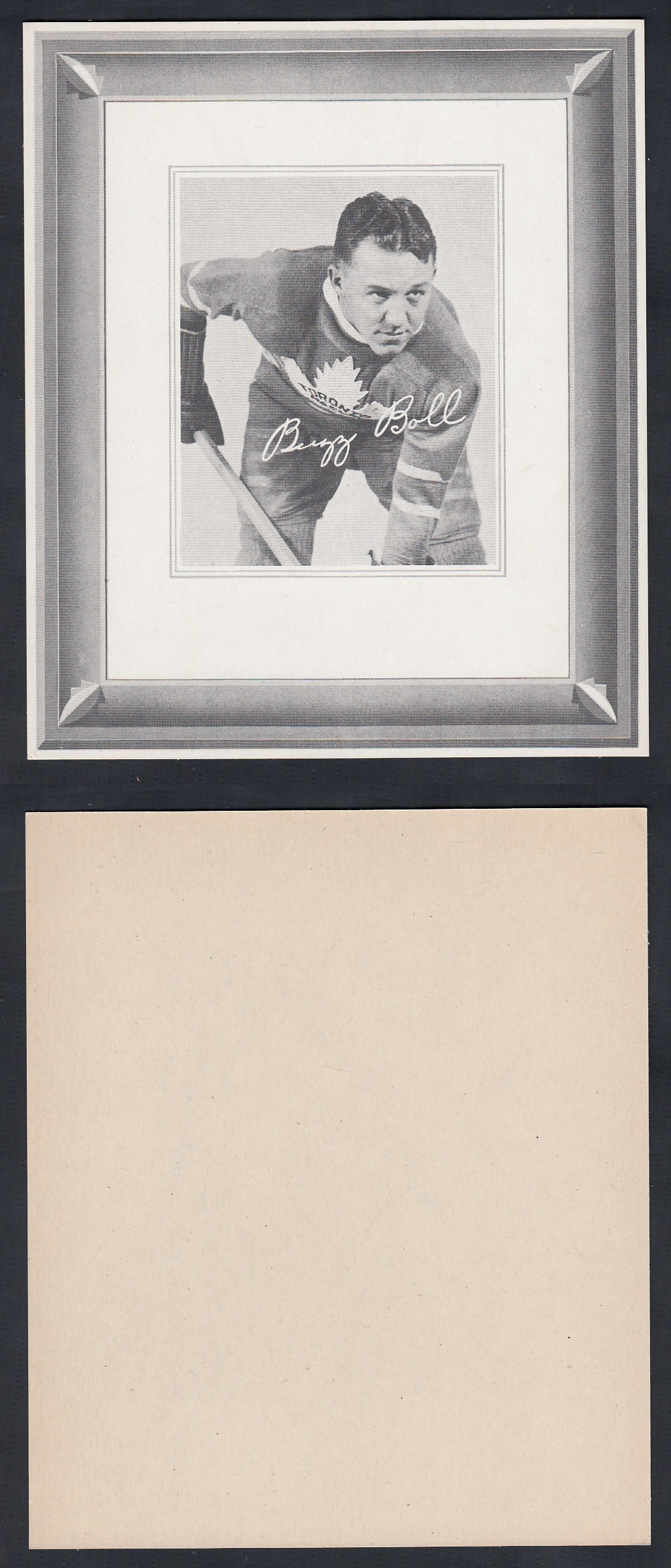1938-39 QUAKER OATS HOCKEY CARD B. BOLL photo 1938-39 QUAKER OATS HOCKEY CARD B. BOLL photo