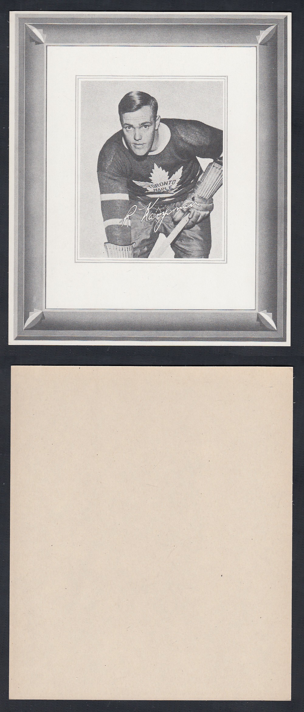 1938-39 QUAKER OATS HOCKEY CARD R. KAMPMAN photo 1938-39 QUAKER OATS HOCKEY CARD R. KAMPMAN photo