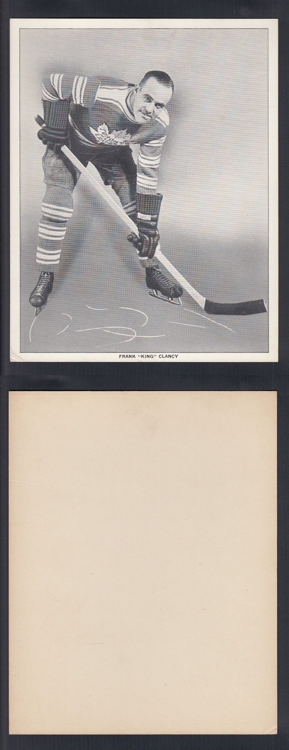 1933-34 WOLD WIDE GUM ICE KINGS PRENIUM F. CLANCY photo 1933-34 WOLD WIDE GUM ICE KINGS PRENIUM F. CLANCY photo