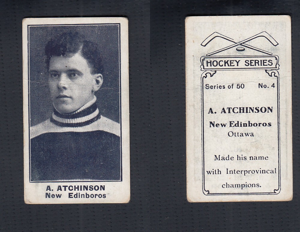 1912 C57 IMPERIAL TOBACCO CARD #4 A. ATCHINSON photo