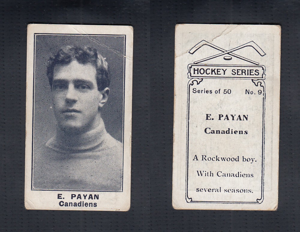 1912 C57 IMPERIAL TOBACCO CARD #9 E. PAYAN photo