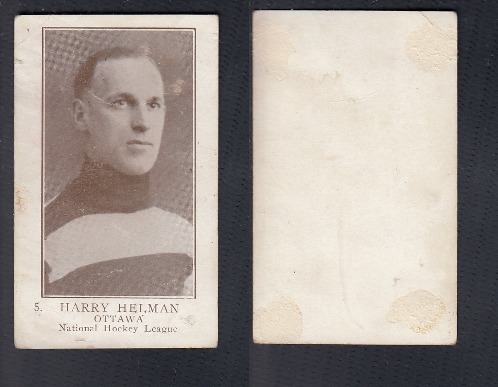 1923-24 WILLIAM PATERSON HOCKEY CARD #5 H. HELMAN photo