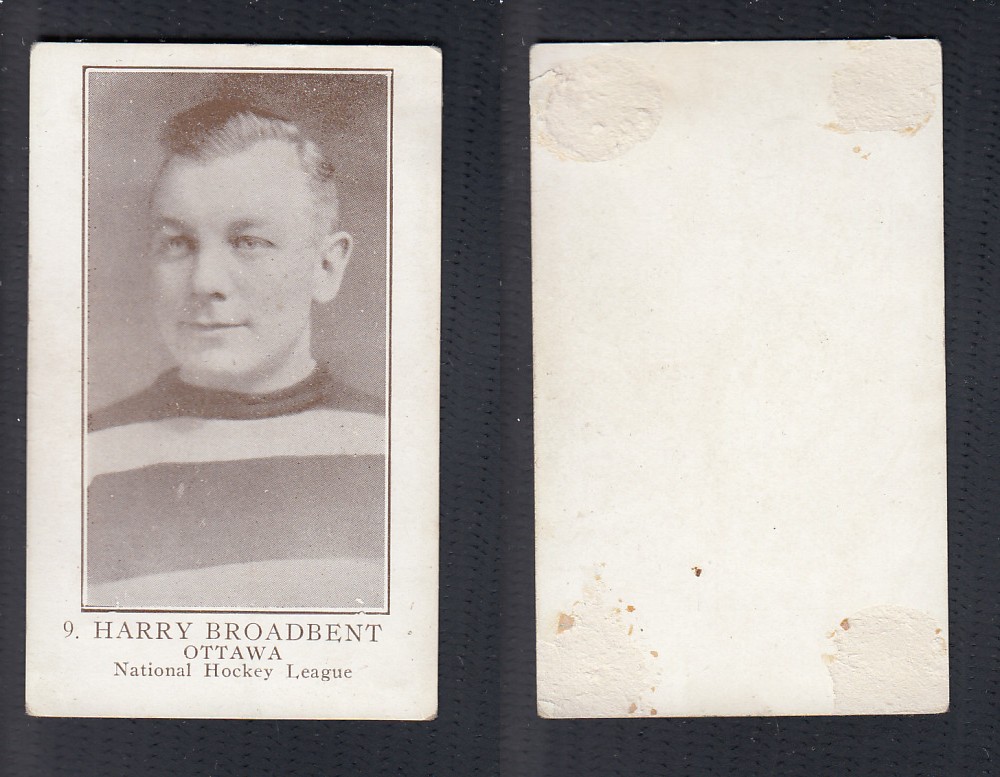 1923-24 WILLIAM PATERSON HOCKEY CARD #9 H. BROADBENT photo