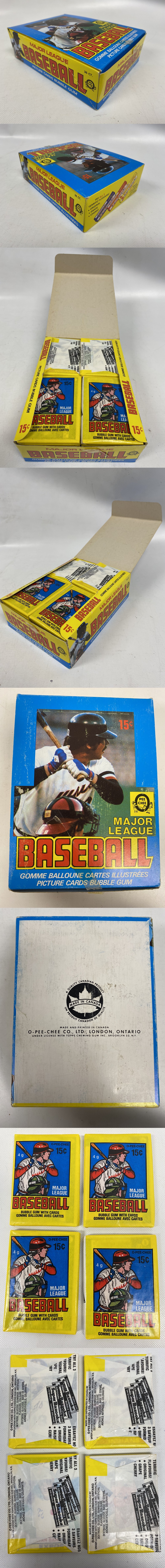 1979 O-PEE-CHEE BASEBALL CARD WAX PACK BOX photo