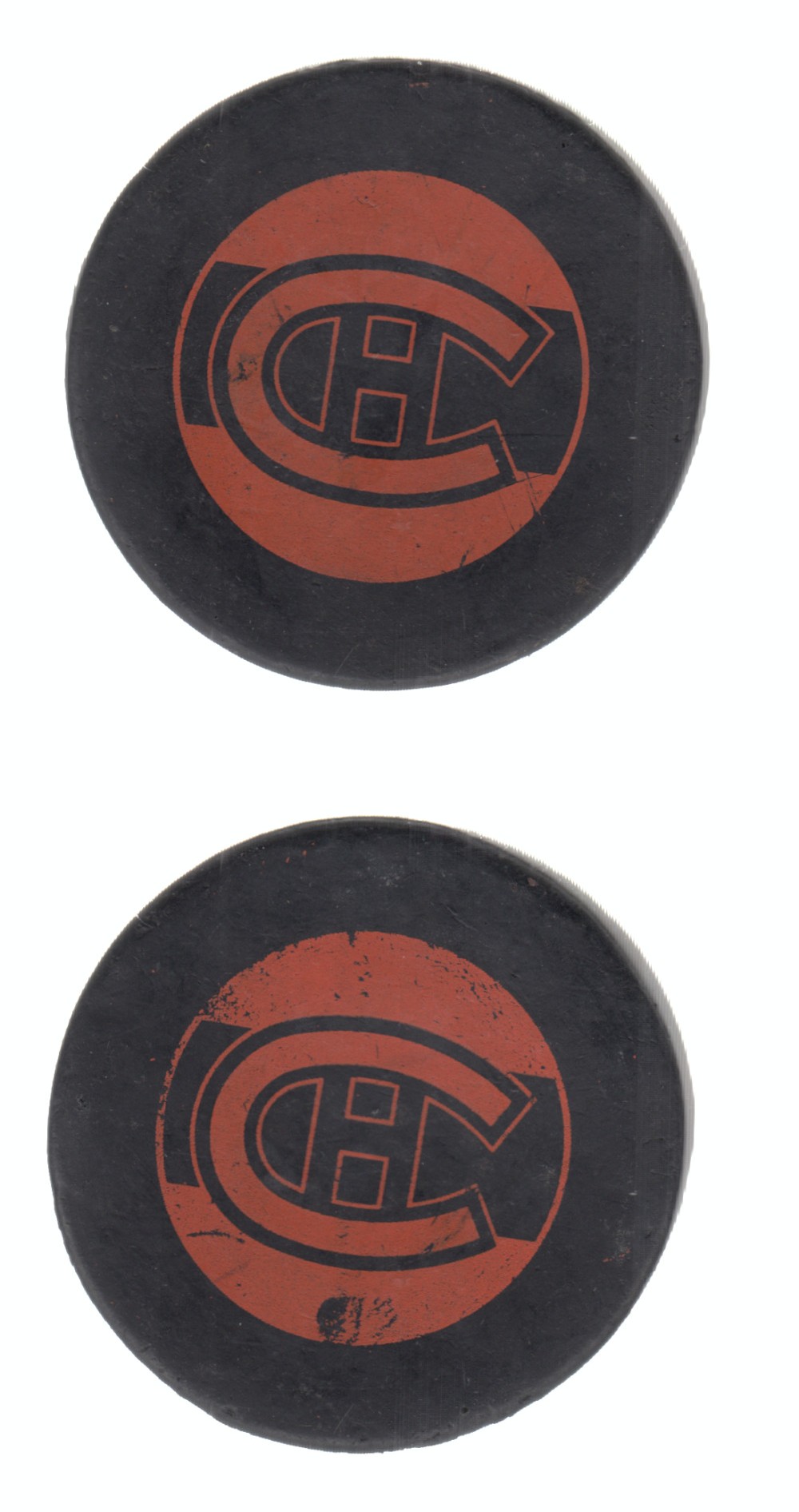 1970-73 CCM MONTREAL CANADIENS PRACTICE PUCK photo