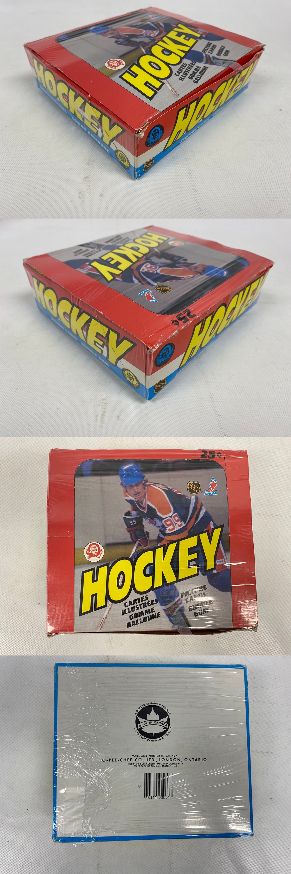 1982-83 O-PEE-CHEE HOCKEY CARD DISPLAY BOX photo