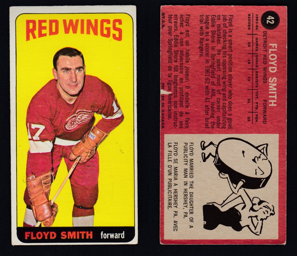 1964-65 TOPPS HOCKEY CARD #42 F. SMITH photo 1964-65 TOPPS HOCKEY CARD #42 F. SMITH photo