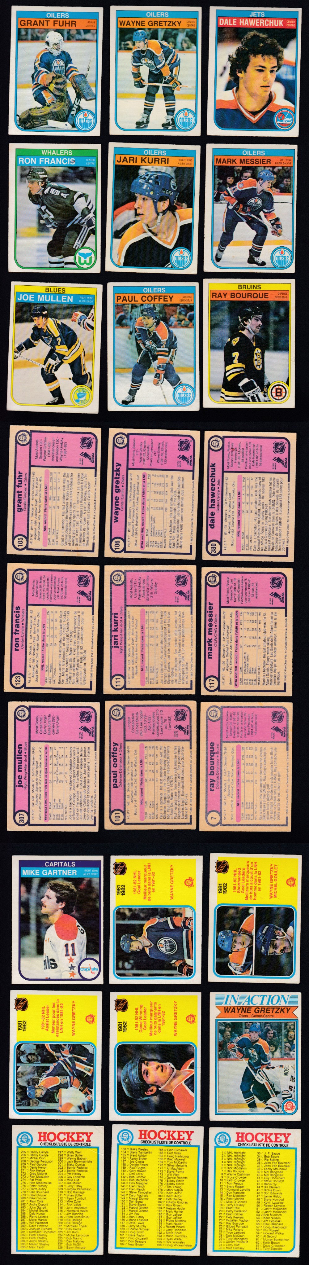 1982-83 O-PEE-CHEE HOCKEY CARD FULL SET 396/396 photo