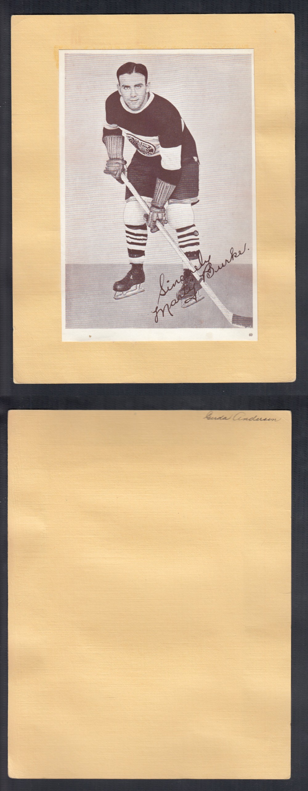 1935-40 CROWN BRAND PHOTO M. BURKE photo