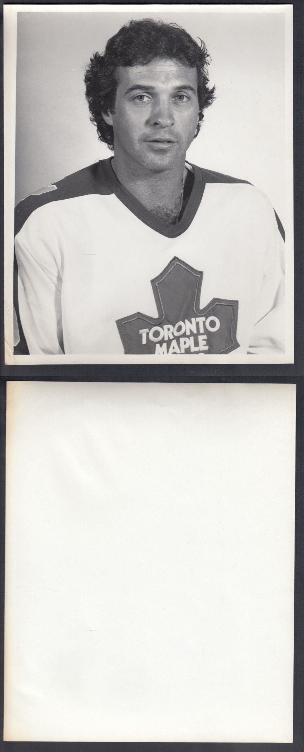 EARLY 1980'S TORONTO MAPLE LEAFS MEDIA PHOTO B. HARRIS photo