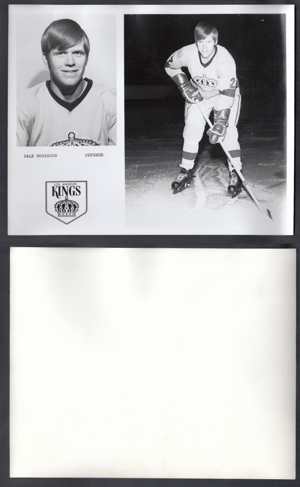 1960'S LOS ANGELES KINGS MEDIA PHOTO D. HOGANSON photo