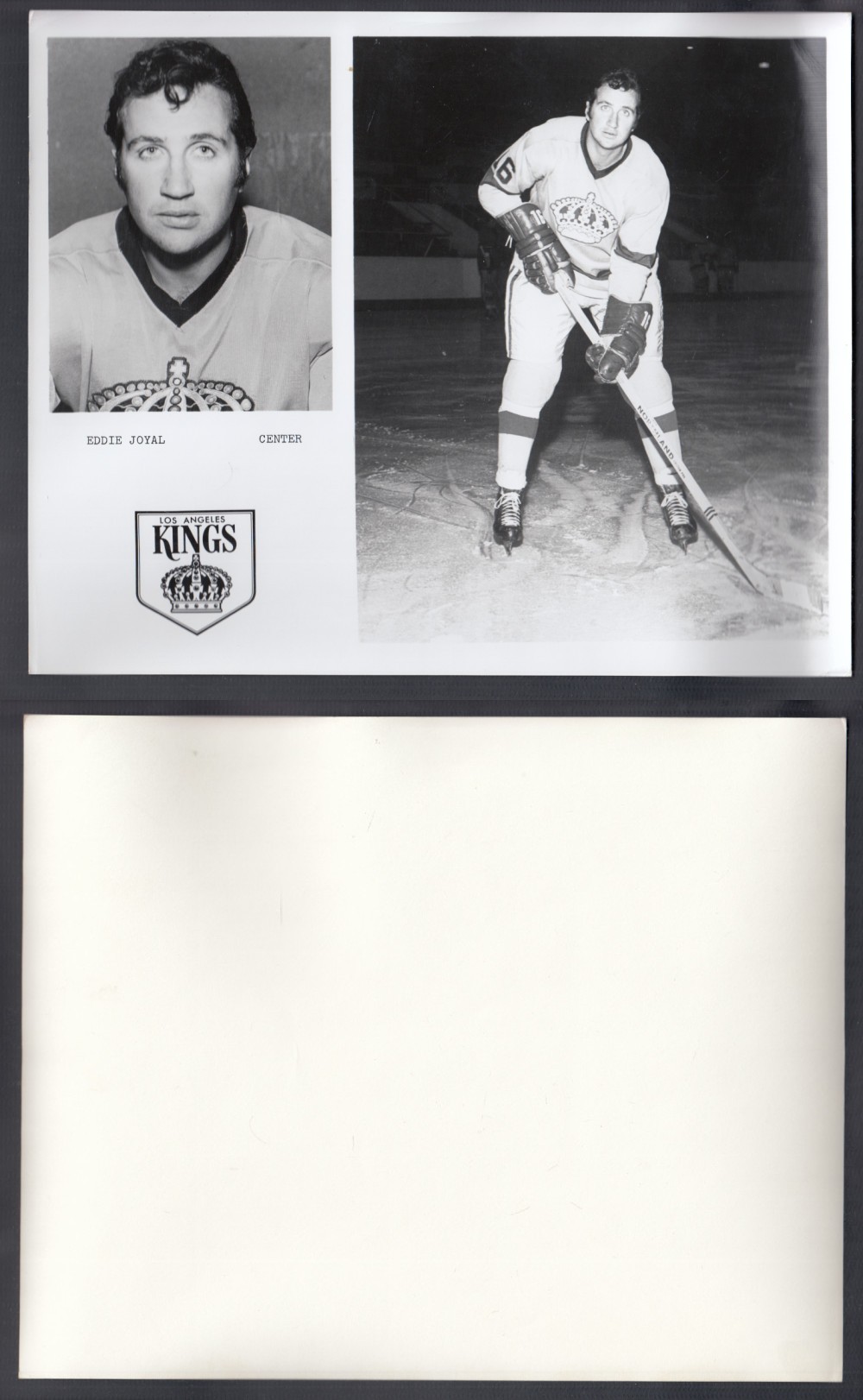 1960'S LOS ANGELES KINGS MEDIA PHOTO E. JOVAL photo