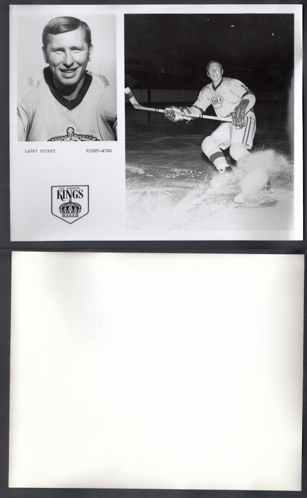 1960'S LOS ANGELES KINGS MEDIA PHOTO L. MICKEY photo