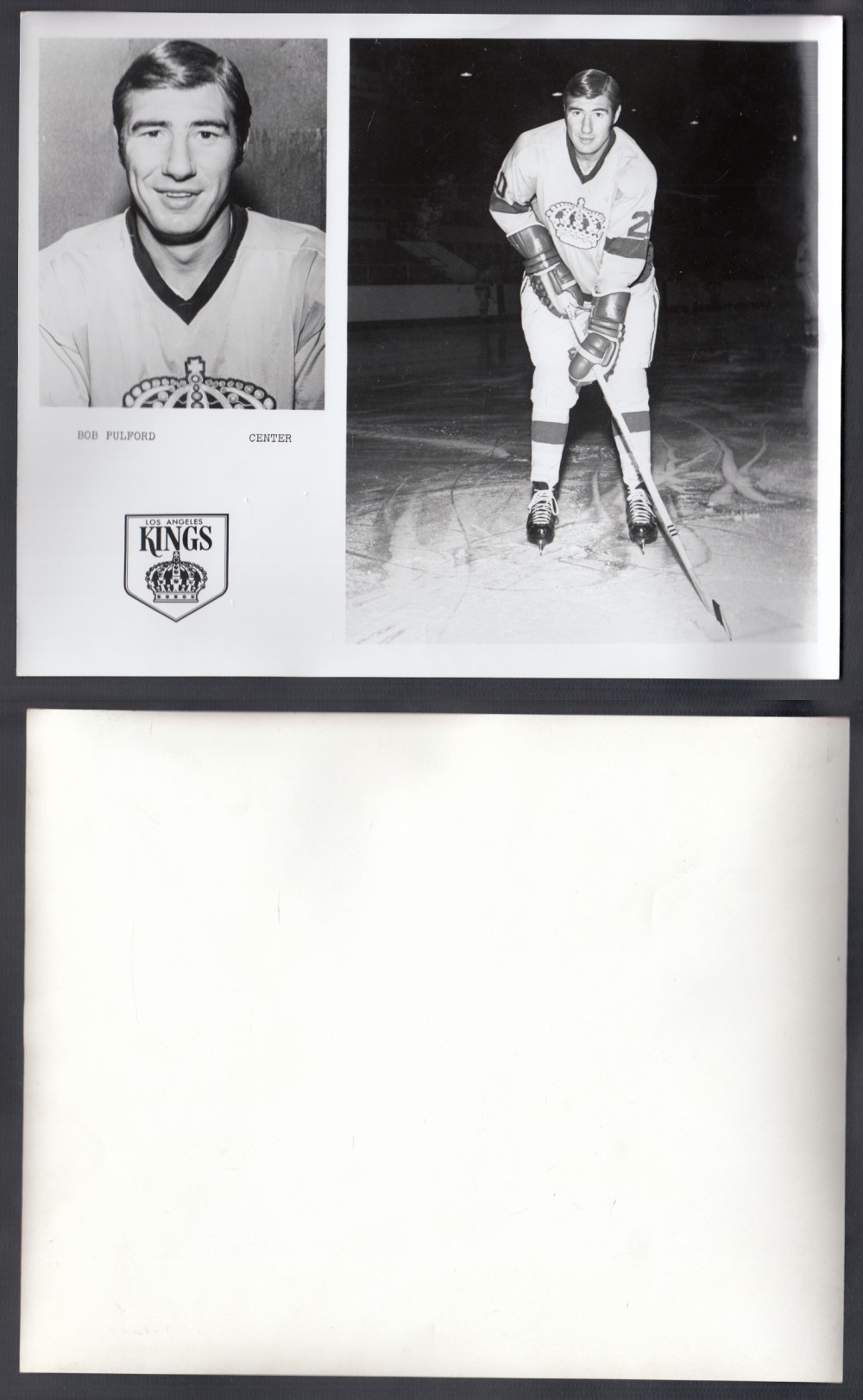 1960'S LOS ANGELES KINGS MEDIA PHOTO B. PULFORD photo