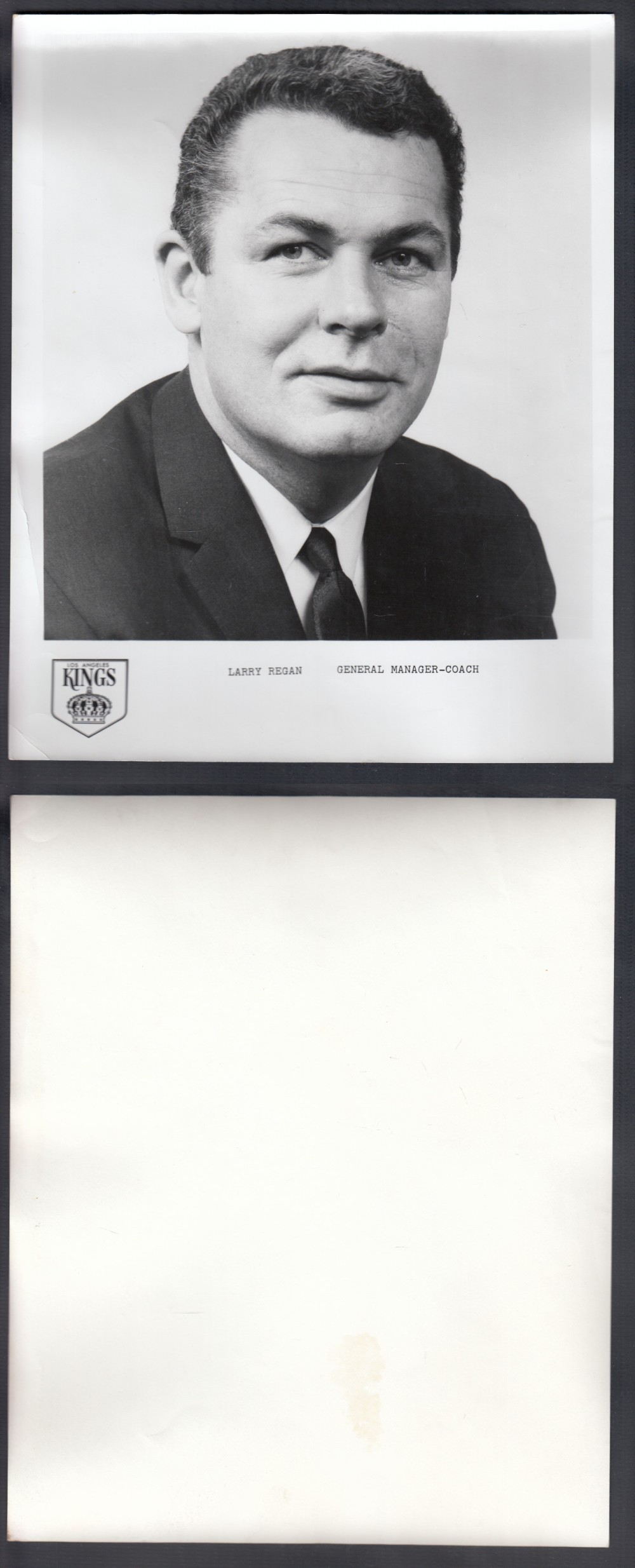 1960'S LOS ANGELES KINGS MEDIA PHOTO L. REGAN photo