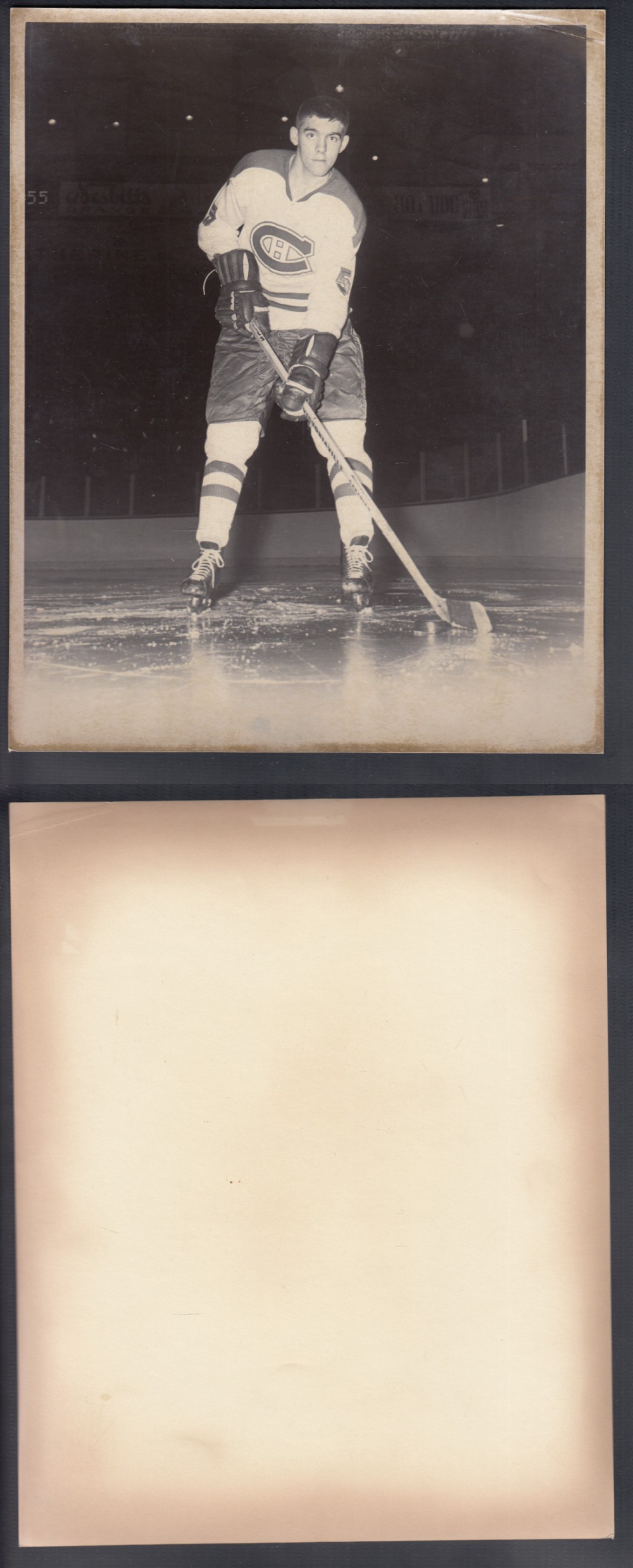 1960'S MONTREAL CANADIENS R. HOULE ORIGINAL PHOTO photo