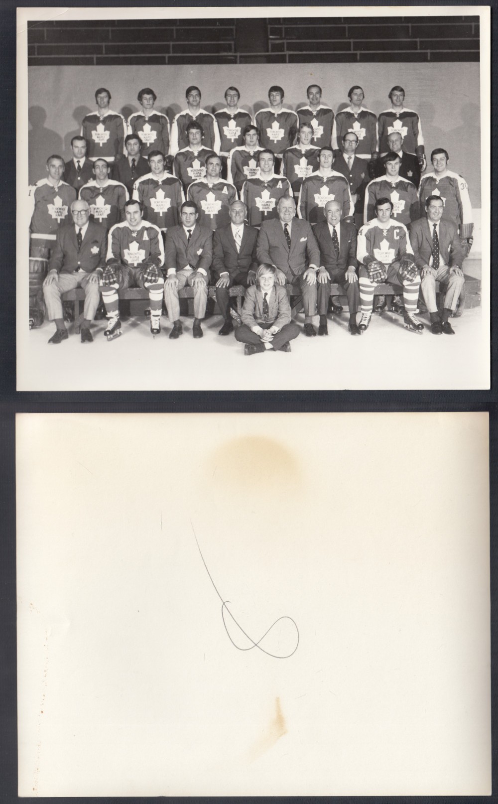 1970-71 TORONTO MAPLE LEAFS ORIGINAL TEAM PHOTO photo