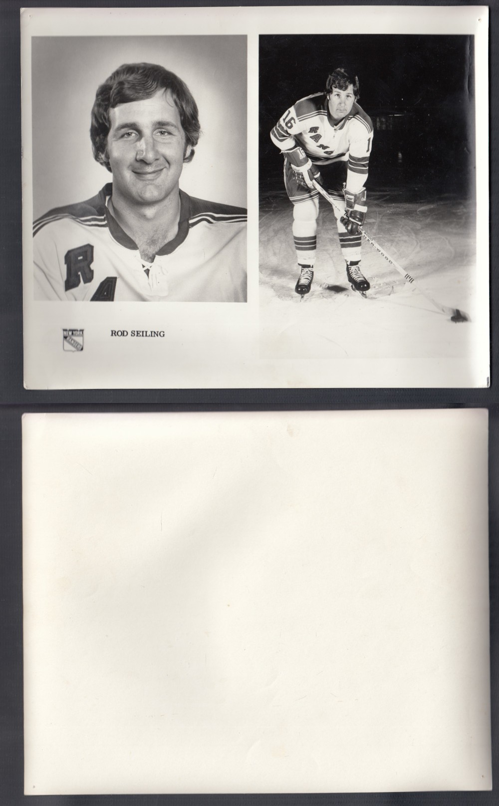 1960'S NEW YORK RANGERS MEDIA PHOTO R. SELLING photo