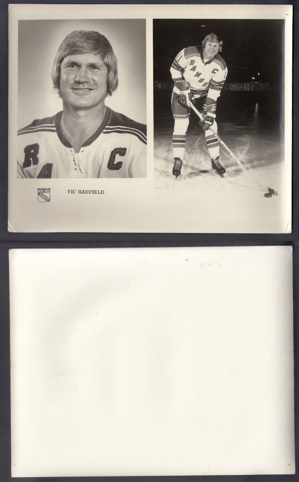 1960'S NEW YORK RANGERS MEDIA PHOTO V. HADFIELD photo 1960'S NEW YORK RANGERS MEDIA PHOTO V. HADFIELD photo