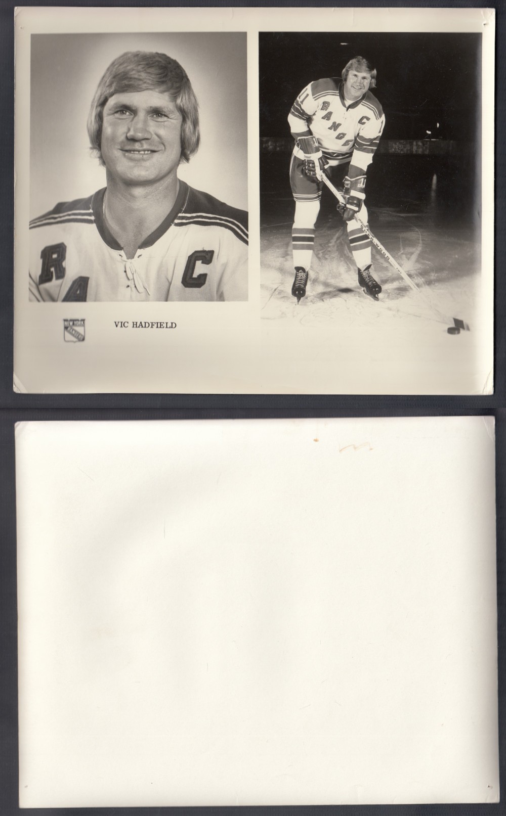 1960'S NEW YORK RANGERS MEDIA PHOTO V. HADFIELD photo