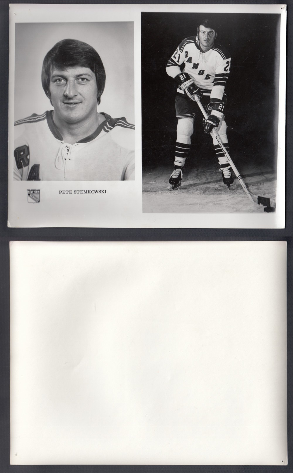 1960'S NEW YORK RANGERS MEDIA PHOTO P. STEMKOWSKI photo