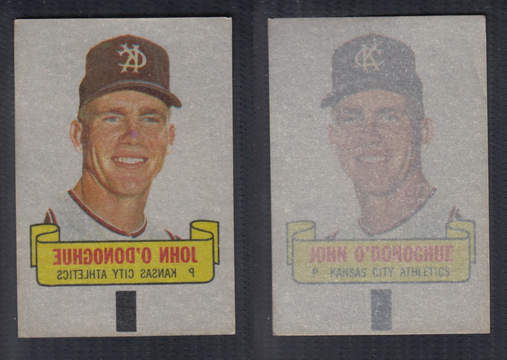 1966 TOPPS RUB-OFFS J. O'DONOGHUE photo