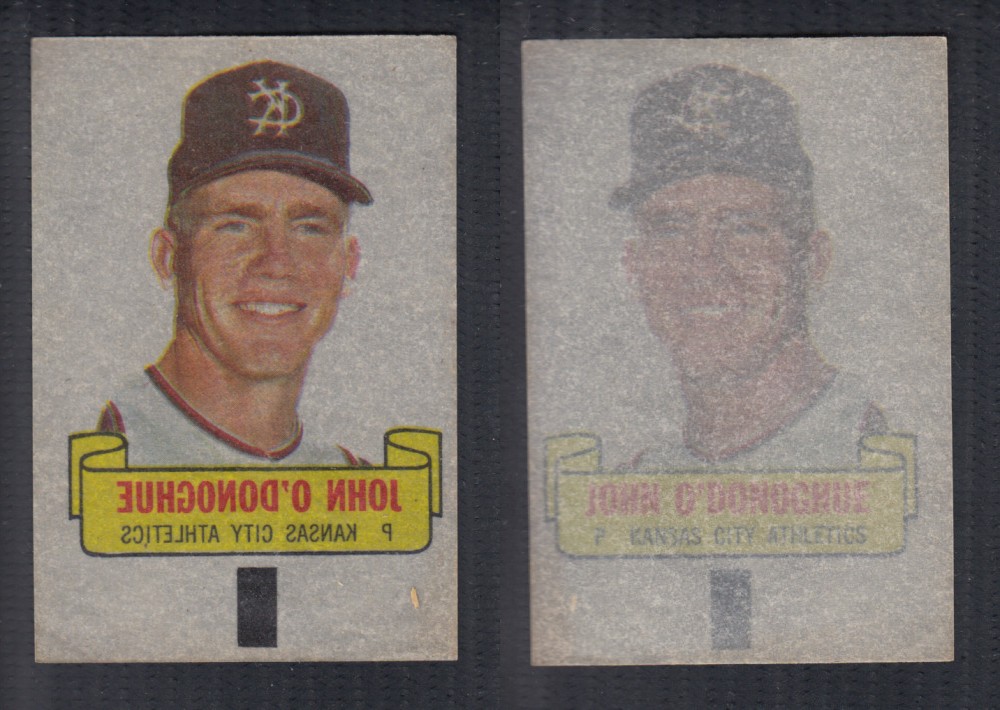 1966 TOPPS RUB-OFFS J. O'DONOGHUE photo
