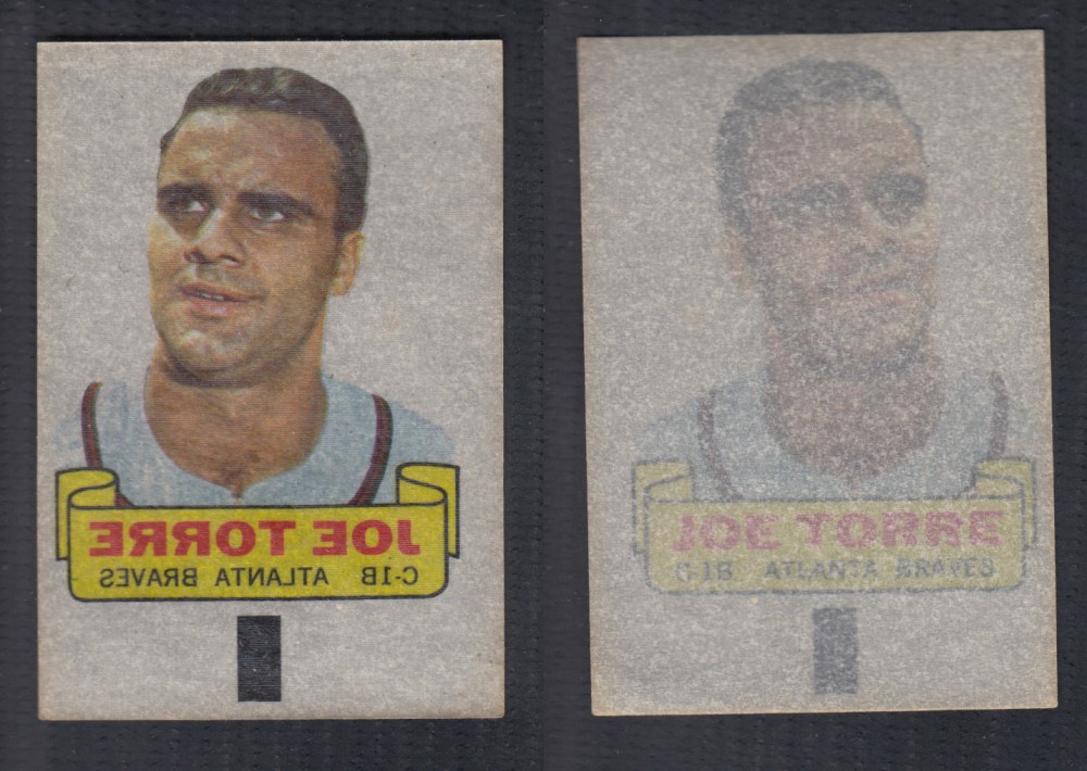 1966 TOPPS RUB-OFFS J. TORRE photo 1966 TOPPS RUB-OFFS J. TORRE photo