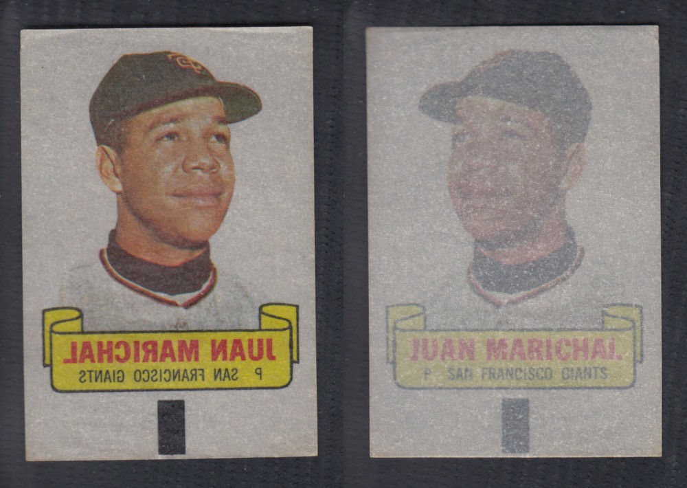 1966 TOPPS RUB-OFFS J. MARICHAL photo 1966 TOPPS RUB-OFFS J. MARICHAL photo