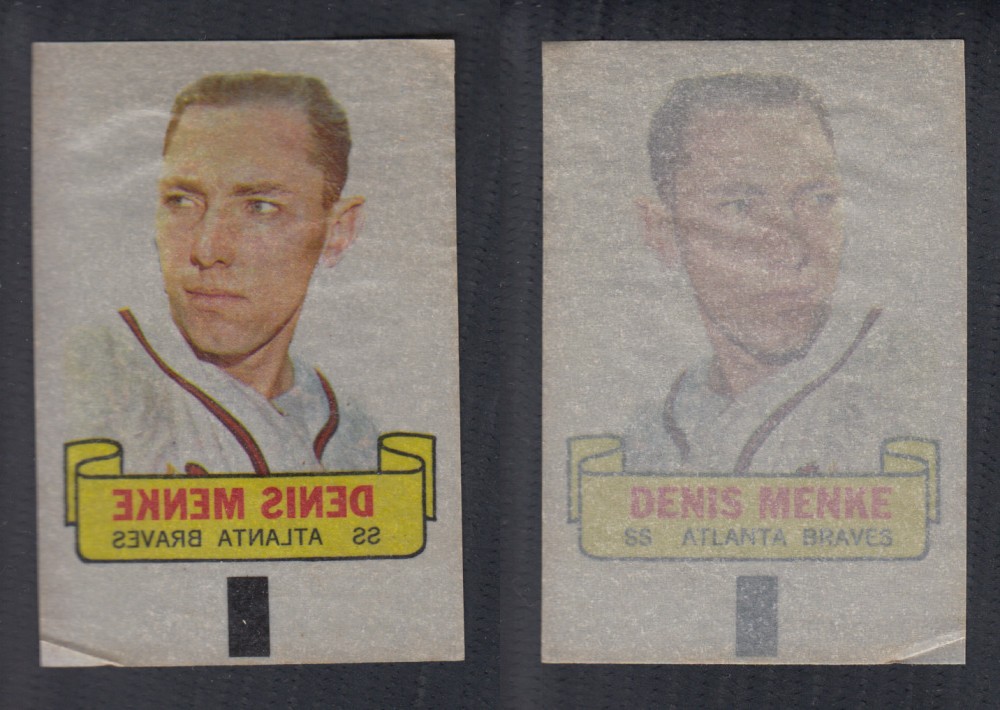 1966 TOPPS RUB-OFFS D. MENKE photo