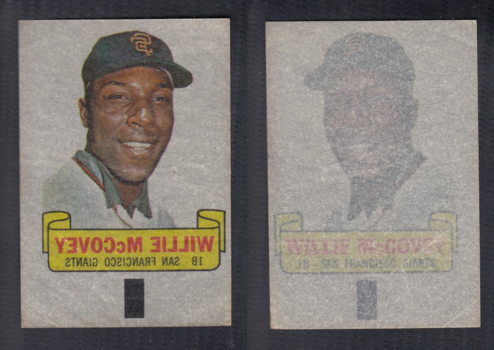 1966 TOPPS RUB-OFFS W. MCCOVEY photo 1966 TOPPS RUB-OFFS W. MCCOVEY photo