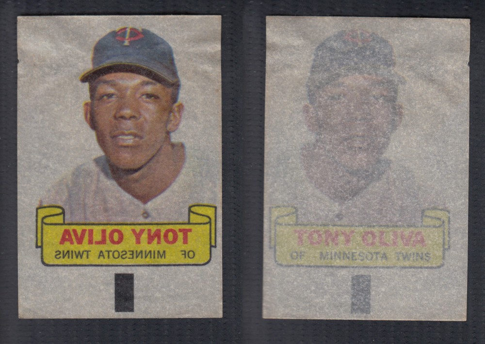 1966 TOPPS RUB-OFFS T. OLIVA photo 1966 TOPPS RUB-OFFS T. OLIVA photo