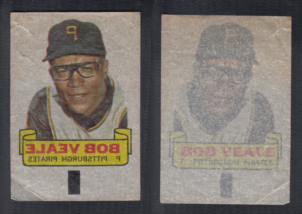 1966 TOPPS RUB-OFFS B. VEALE photo 1966 TOPPS RUB-OFFS B. VEALE photo