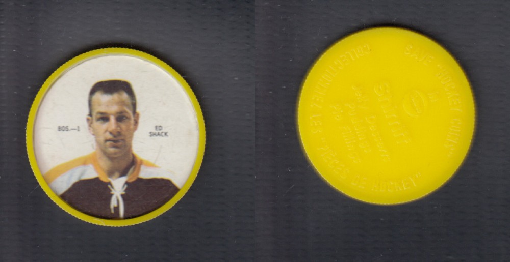 1968-69 SHIRRIFF HOCKEY COIN E. SHACK BOS-1 photo 1968-69 SHIRRIFF HOCKEY COIN E. SHACK BOS-1 photo