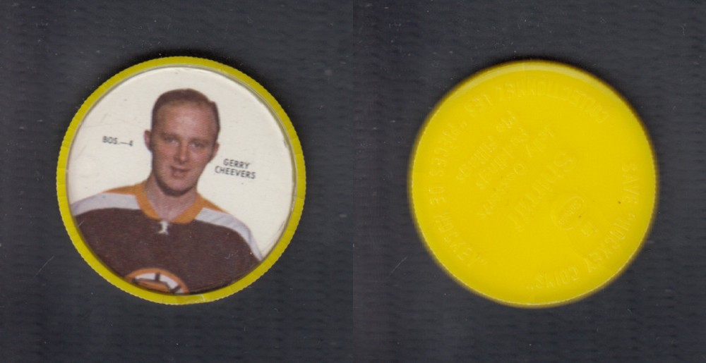 1968-69 SHIRRIFF HOCKEY COIN G. CHEEVERS BOS-4 photo 1968-69 SHIRRIFF HOCKEY COIN G. CHEEVERS BOS-4 photo